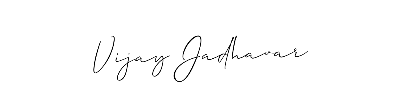 Best and Professional Signature Style for Vijay Jadhavar. Allison_Script Best Signature Style Collection. Vijay Jadhavar signature style 2 images and pictures png