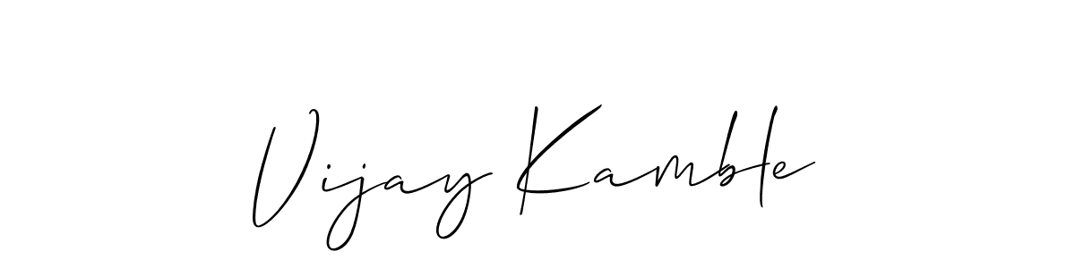 How to Draw Vijay Kamble signature style? Allison_Script is a latest design signature styles for name Vijay Kamble. Vijay Kamble signature style 2 images and pictures png