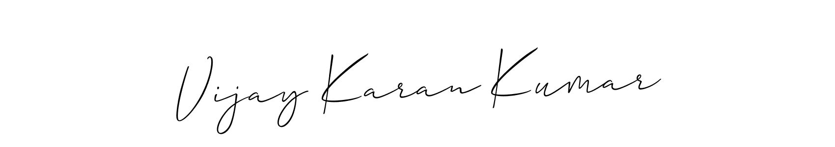 See photos of Vijay Karan Kumar official signature by Spectra . Check more albums & portfolios. Read reviews & check more about Allison_Script font. Vijay Karan Kumar signature style 2 images and pictures png