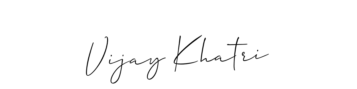 Similarly Allison_Script is the best handwritten signature design. Signature creator online .You can use it as an online autograph creator for name Vijay Khatri. Vijay Khatri signature style 2 images and pictures png