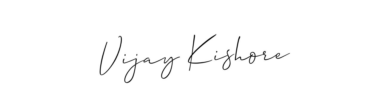 Here are the top 10 professional signature styles for the name Vijay Kishore. These are the best autograph styles you can use for your name. Vijay Kishore signature style 2 images and pictures png