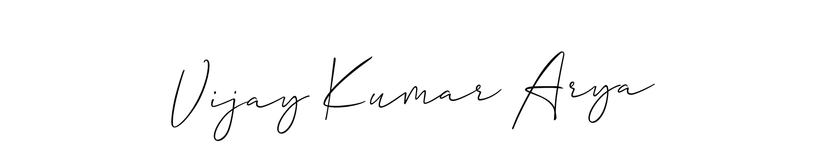 Best and Professional Signature Style for Vijay Kumar Arya. Allison_Script Best Signature Style Collection. Vijay Kumar Arya signature style 2 images and pictures png