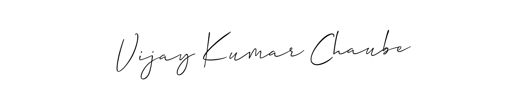 Create a beautiful signature design for name Vijay Kumar Chaube. With this signature (Allison_Script) fonts, you can make a handwritten signature for free. Vijay Kumar Chaube signature style 2 images and pictures png