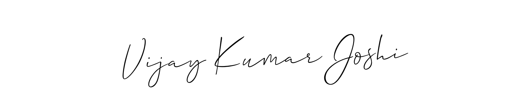 Best and Professional Signature Style for Vijay Kumar Joshi. Allison_Script Best Signature Style Collection. Vijay Kumar Joshi signature style 2 images and pictures png