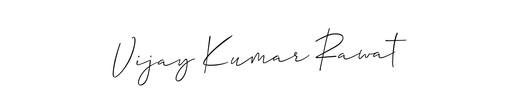 This is the best signature style for the Vijay Kumar Rawat name. Also you like these signature font (Allison_Script). Mix name signature. Vijay Kumar Rawat signature style 2 images and pictures png