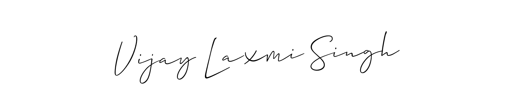 Make a short Vijay Laxmi Singh signature style. Manage your documents anywhere anytime using Allison_Script. Create and add eSignatures, submit forms, share and send files easily. Vijay Laxmi Singh signature style 2 images and pictures png