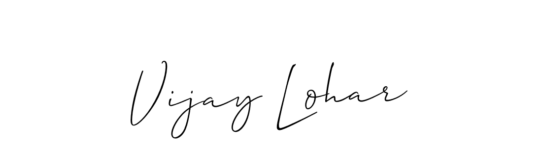 if you are searching for the best signature style for your name Vijay Lohar. so please give up your signature search. here we have designed multiple signature styles  using Allison_Script. Vijay Lohar signature style 2 images and pictures png