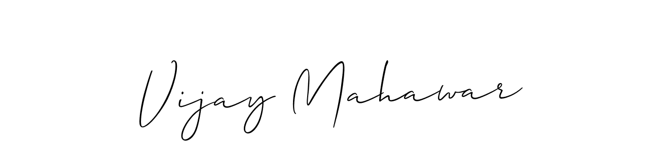 if you are searching for the best signature style for your name Vijay Mahawar. so please give up your signature search. here we have designed multiple signature styles  using Allison_Script. Vijay Mahawar signature style 2 images and pictures png