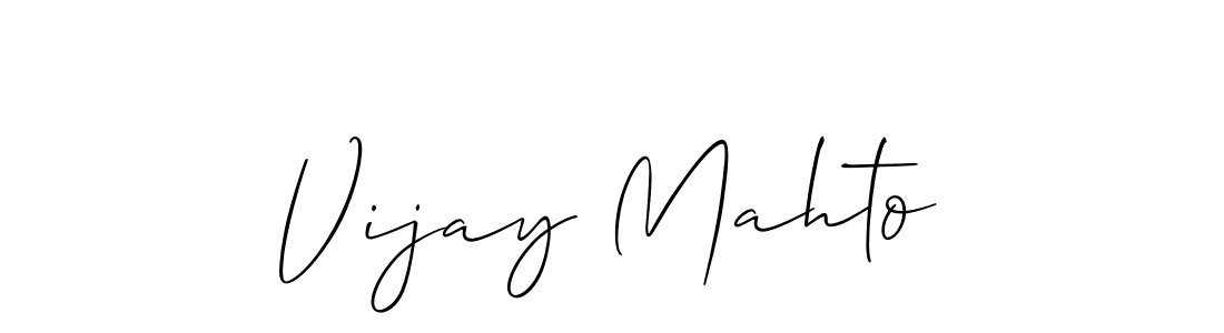 This is the best signature style for the Vijay Mahto name. Also you like these signature font (Allison_Script). Mix name signature. Vijay Mahto signature style 2 images and pictures png