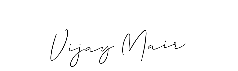 Make a beautiful signature design for name Vijay Mair. Use this online signature maker to create a handwritten signature for free. Vijay Mair signature style 2 images and pictures png