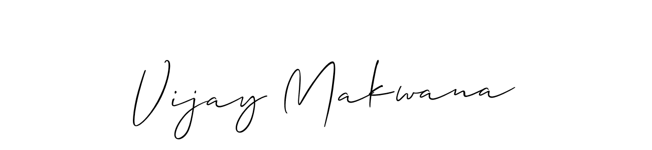 Also You can easily find your signature by using the search form. We will create Vijay Makwana name handwritten signature images for you free of cost using Allison_Script sign style. Vijay Makwana signature style 2 images and pictures png