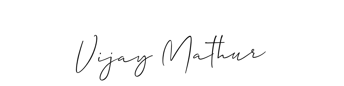 Similarly Allison_Script is the best handwritten signature design. Signature creator online .You can use it as an online autograph creator for name Vijay Mathur. Vijay Mathur signature style 2 images and pictures png