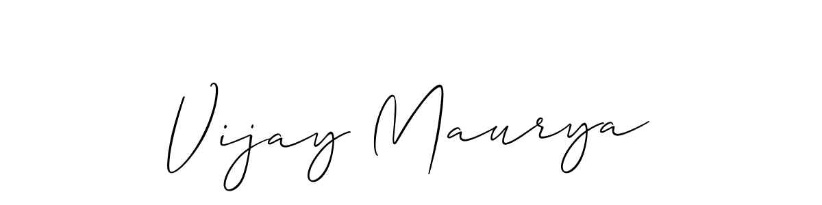 Make a beautiful signature design for name Vijay Maurya. Use this online signature maker to create a handwritten signature for free. Vijay Maurya signature style 2 images and pictures png