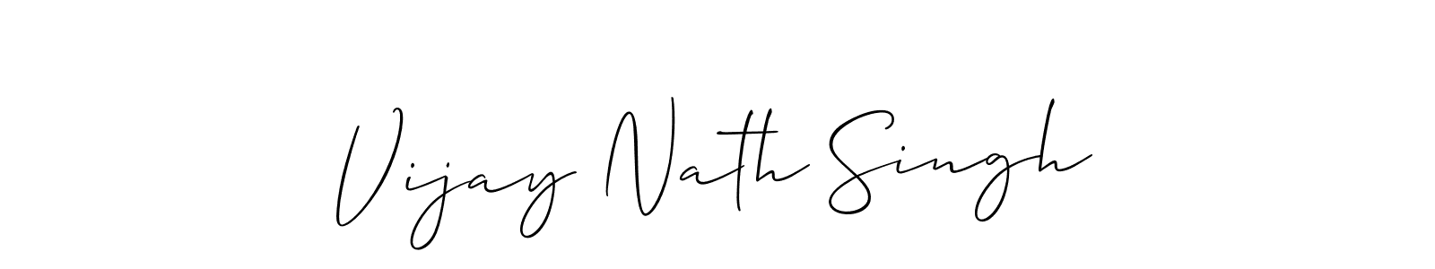 if you are searching for the best signature style for your name Vijay Nath Singh. so please give up your signature search. here we have designed multiple signature styles  using Allison_Script. Vijay Nath Singh signature style 2 images and pictures png