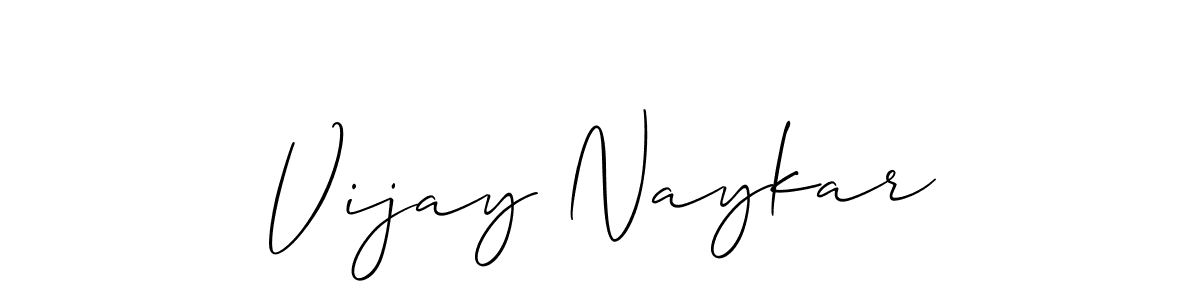 Make a beautiful signature design for name Vijay Naykar. Use this online signature maker to create a handwritten signature for free. Vijay Naykar signature style 2 images and pictures png