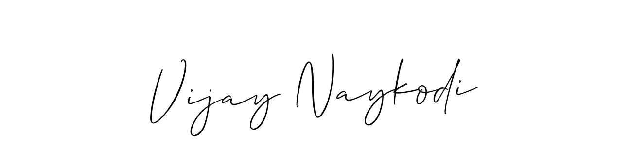 Make a beautiful signature design for name Vijay Naykodi. Use this online signature maker to create a handwritten signature for free. Vijay Naykodi signature style 2 images and pictures png