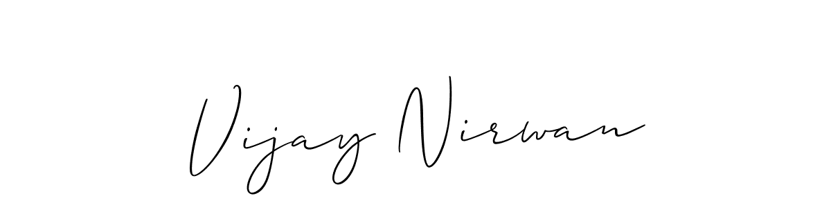 Also You can easily find your signature by using the search form. We will create Vijay Nirwan name handwritten signature images for you free of cost using Allison_Script sign style. Vijay Nirwan signature style 2 images and pictures png