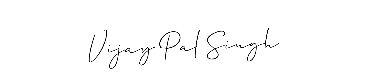 Create a beautiful signature design for name Vijay Pal Singh. With this signature (Allison_Script) fonts, you can make a handwritten signature for free. Vijay Pal Singh signature style 2 images and pictures png