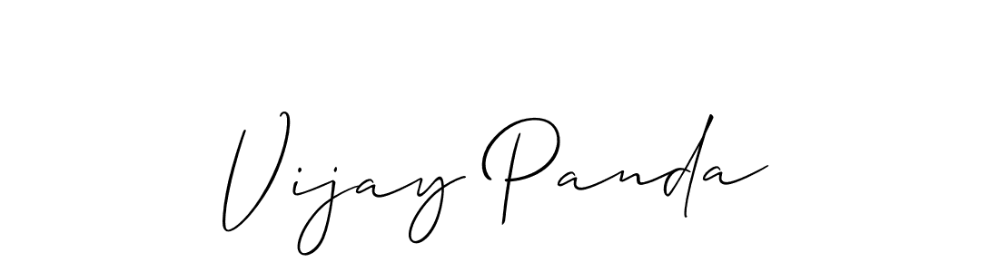 Best and Professional Signature Style for Vijay Panda. Allison_Script Best Signature Style Collection. Vijay Panda signature style 2 images and pictures png