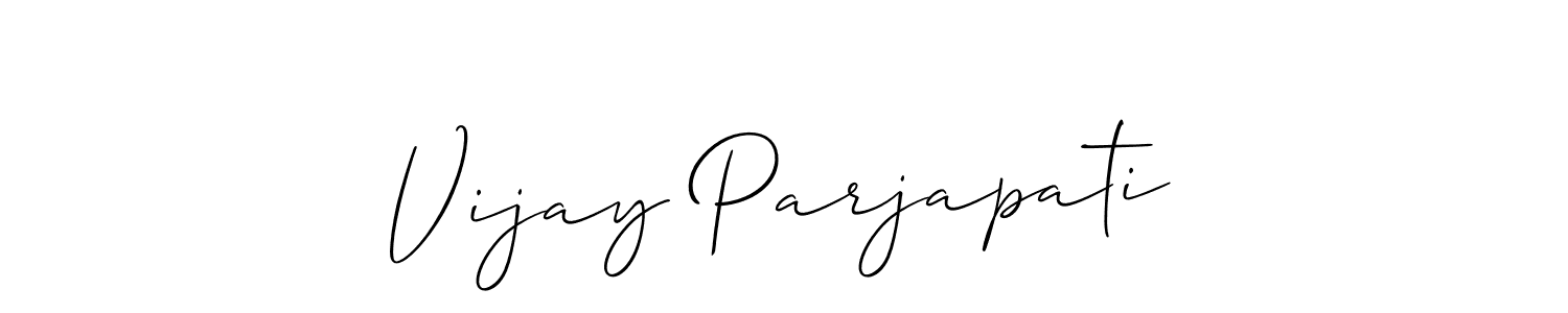 It looks lik you need a new signature style for name Vijay Parjapati. Design unique handwritten (Allison_Script) signature with our free signature maker in just a few clicks. Vijay Parjapati signature style 2 images and pictures png