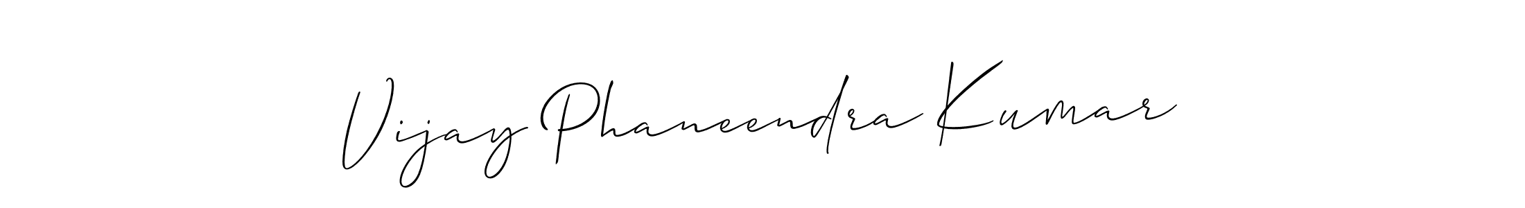 Make a beautiful signature design for name Vijay Phaneendra Kumar. Use this online signature maker to create a handwritten signature for free. Vijay Phaneendra Kumar signature style 2 images and pictures png