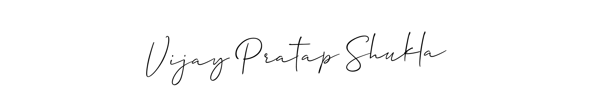 How to make Vijay Pratap Shukla signature? Allison_Script is a professional autograph style. Create handwritten signature for Vijay Pratap Shukla name. Vijay Pratap Shukla signature style 2 images and pictures png