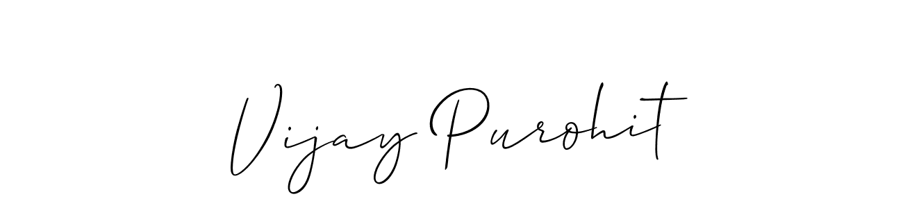 Make a beautiful signature design for name Vijay Purohit. Use this online signature maker to create a handwritten signature for free. Vijay Purohit signature style 2 images and pictures png