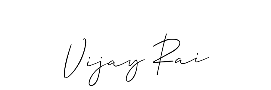 The best way (Allison_Script) to make a short signature is to pick only two or three words in your name. The name Vijay Rai include a total of six letters. For converting this name. Vijay Rai signature style 2 images and pictures png