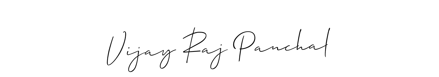 This is the best signature style for the Vijay Raj Panchal name. Also you like these signature font (Allison_Script). Mix name signature. Vijay Raj Panchal signature style 2 images and pictures png