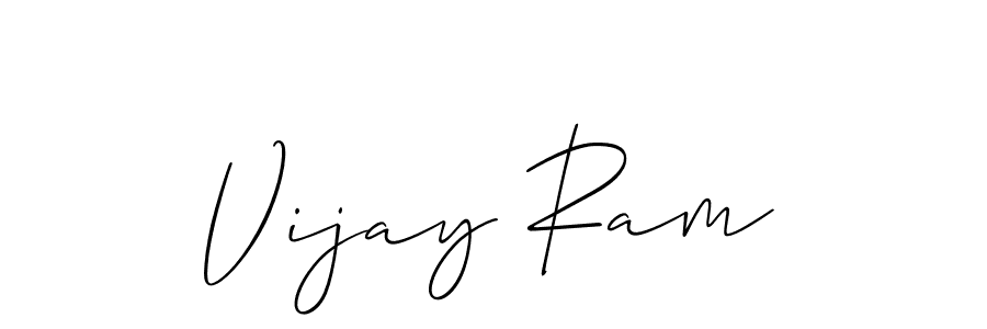 Also You can easily find your signature by using the search form. We will create Vijay Ram name handwritten signature images for you free of cost using Allison_Script sign style. Vijay Ram signature style 2 images and pictures png