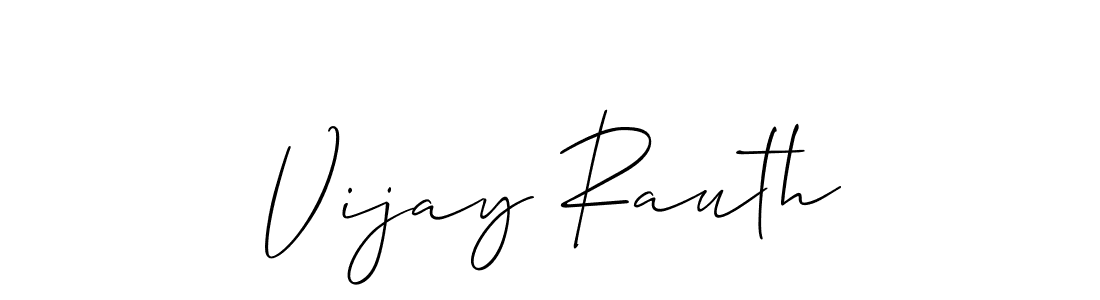 Create a beautiful signature design for name Vijay Rauth. With this signature (Allison_Script) fonts, you can make a handwritten signature for free. Vijay Rauth signature style 2 images and pictures png