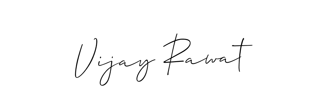 Also we have Vijay Rawat name is the best signature style. Create professional handwritten signature collection using Allison_Script autograph style. Vijay Rawat signature style 2 images and pictures png