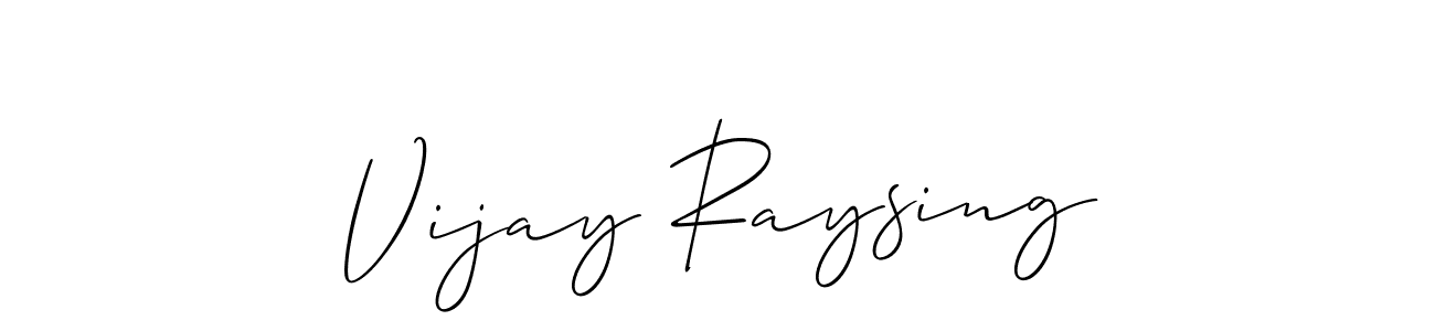 It looks lik you need a new signature style for name Vijay Raysing. Design unique handwritten (Allison_Script) signature with our free signature maker in just a few clicks. Vijay Raysing signature style 2 images and pictures png