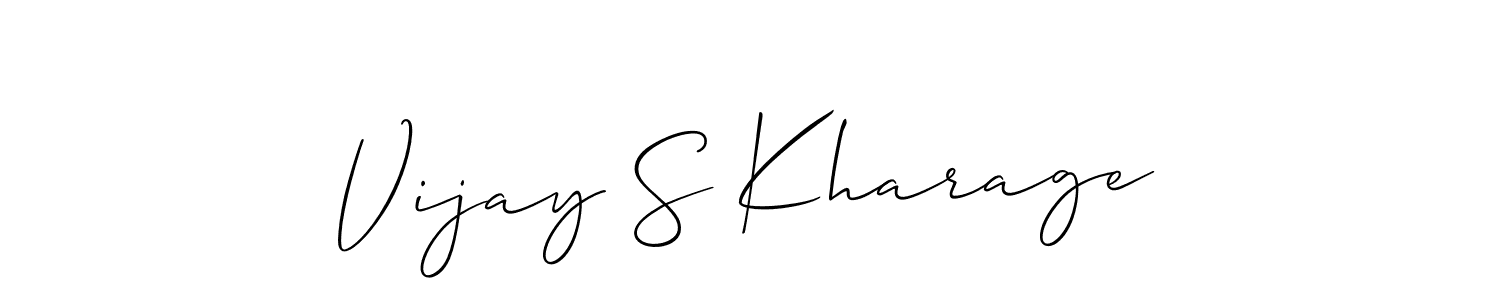 Here are the top 10 professional signature styles for the name Vijay S Kharage. These are the best autograph styles you can use for your name. Vijay S Kharage signature style 2 images and pictures png