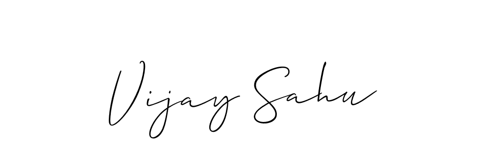 It looks lik you need a new signature style for name Vijay Sahu. Design unique handwritten (Allison_Script) signature with our free signature maker in just a few clicks. Vijay Sahu signature style 2 images and pictures png