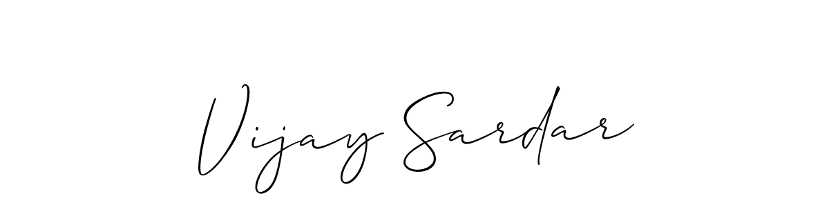 Also You can easily find your signature by using the search form. We will create Vijay Sardar name handwritten signature images for you free of cost using Allison_Script sign style. Vijay Sardar signature style 2 images and pictures png