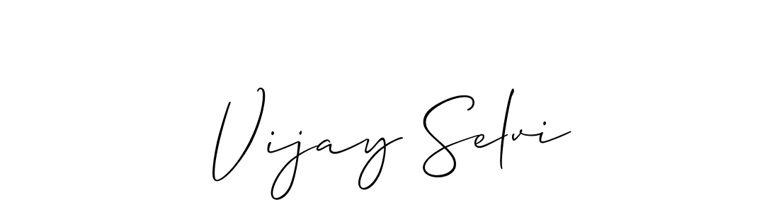 Vijay Selvi stylish signature style. Best Handwritten Sign (Allison_Script) for my name. Handwritten Signature Collection Ideas for my name Vijay Selvi. Vijay Selvi signature style 2 images and pictures png