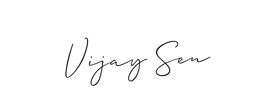 Once you've used our free online signature maker to create your best signature Allison_Script style, it's time to enjoy all of the benefits that Vijay Sen name signing documents. Vijay Sen signature style 2 images and pictures png