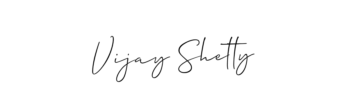 Vijay Shetty stylish signature style. Best Handwritten Sign (Allison_Script) for my name. Handwritten Signature Collection Ideas for my name Vijay Shetty. Vijay Shetty signature style 2 images and pictures png