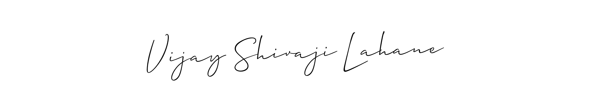 Design your own signature with our free online signature maker. With this signature software, you can create a handwritten (Allison_Script) signature for name Vijay Shivaji Lahane. Vijay Shivaji Lahane signature style 2 images and pictures png