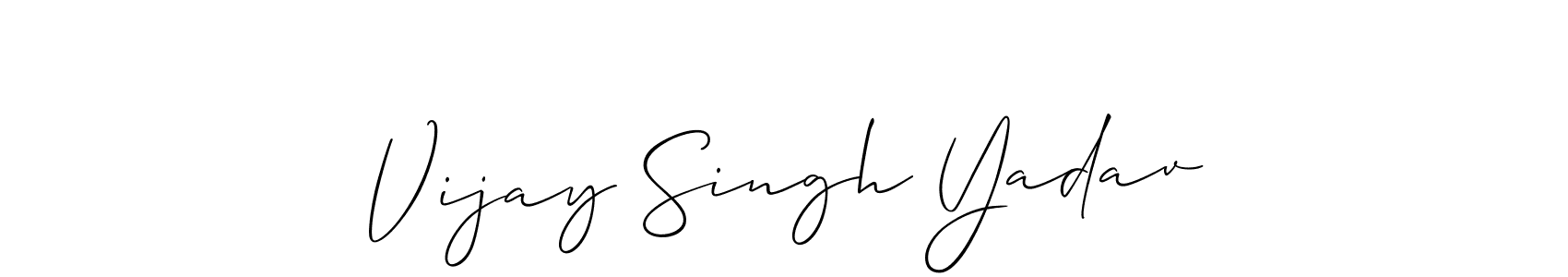 if you are searching for the best signature style for your name Vijay Singh Yadav. so please give up your signature search. here we have designed multiple signature styles  using Allison_Script. Vijay Singh Yadav signature style 2 images and pictures png