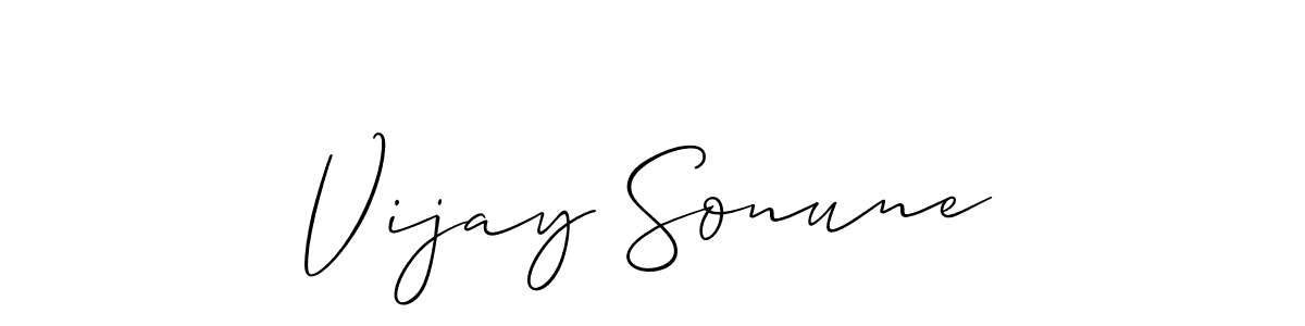 Best and Professional Signature Style for Vijay Sonune. Allison_Script Best Signature Style Collection. Vijay Sonune signature style 2 images and pictures png