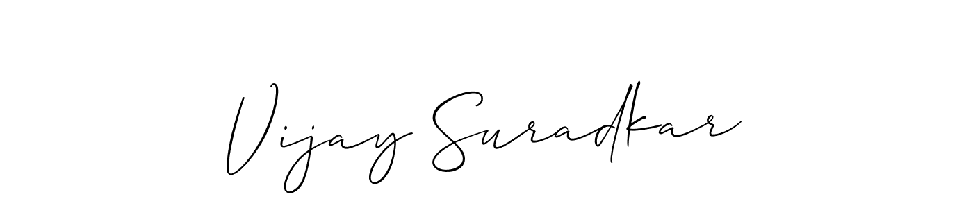 How to Draw Vijay Suradkar signature style? Allison_Script is a latest design signature styles for name Vijay Suradkar. Vijay Suradkar signature style 2 images and pictures png