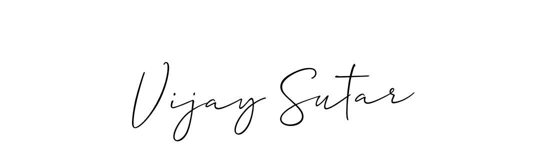 Make a short Vijay Sutar signature style. Manage your documents anywhere anytime using Allison_Script. Create and add eSignatures, submit forms, share and send files easily. Vijay Sutar signature style 2 images and pictures png