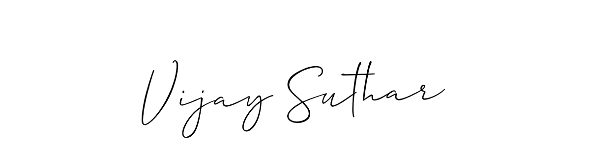 Best and Professional Signature Style for Vijay Suthar. Allison_Script Best Signature Style Collection. Vijay Suthar signature style 2 images and pictures png