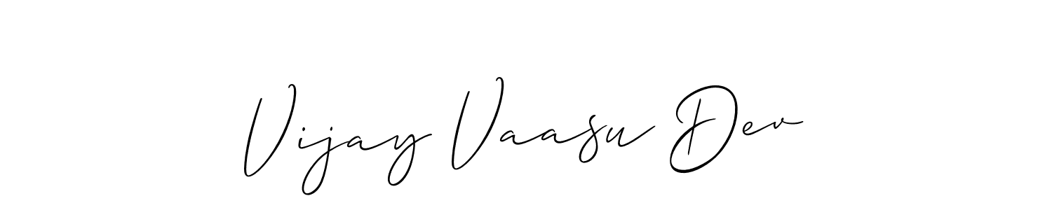 Best and Professional Signature Style for Vijay Vaasu Dev. Allison_Script Best Signature Style Collection. Vijay Vaasu Dev signature style 2 images and pictures png