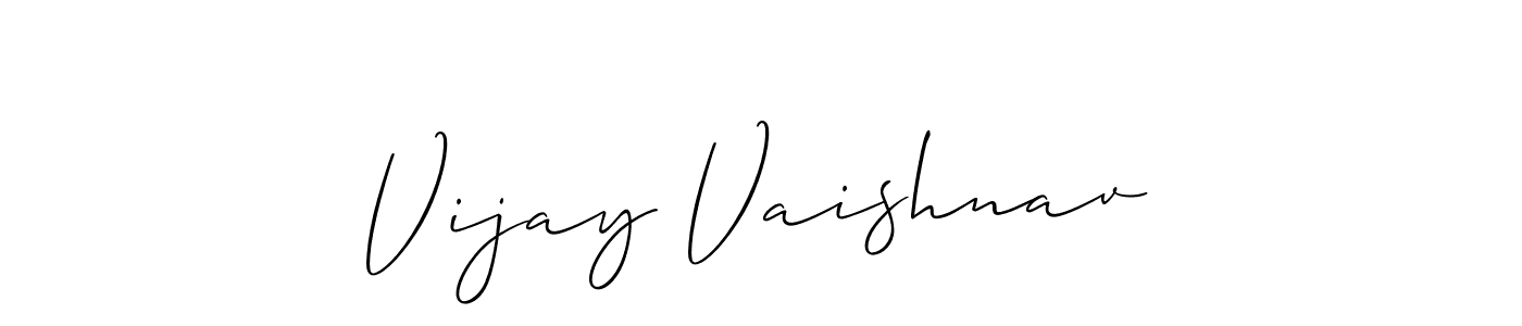 The best way (Allison_Script) to make a short signature is to pick only two or three words in your name. The name Vijay Vaishnav include a total of six letters. For converting this name. Vijay Vaishnav signature style 2 images and pictures png