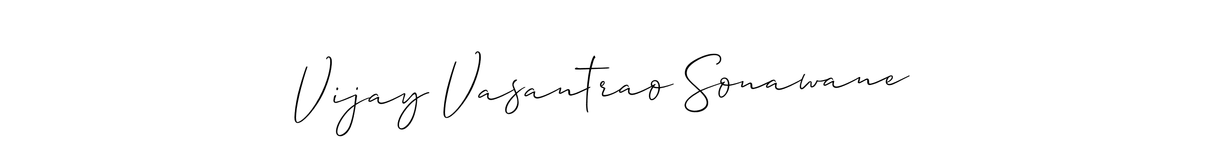 Make a beautiful signature design for name Vijay Vasantrao Sonawane. Use this online signature maker to create a handwritten signature for free. Vijay Vasantrao Sonawane signature style 2 images and pictures png