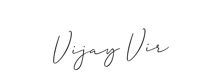 How to Draw Vijay Vir signature style? Allison_Script is a latest design signature styles for name Vijay Vir. Vijay Vir signature style 2 images and pictures png