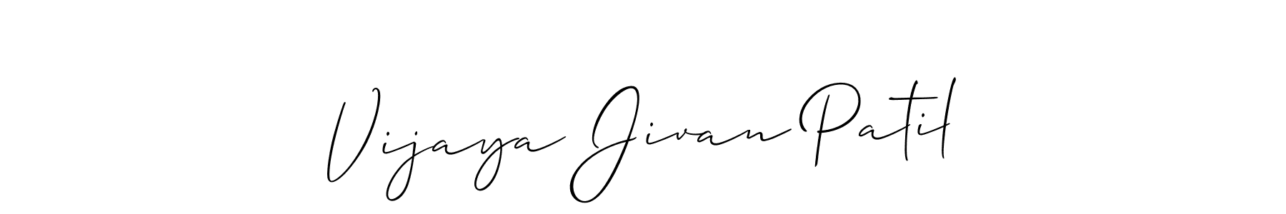 if you are searching for the best signature style for your name Vijaya Jivan Patil. so please give up your signature search. here we have designed multiple signature styles  using Allison_Script. Vijaya Jivan Patil signature style 2 images and pictures png